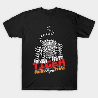 Muay Thai Fight Sak Yant Tiger T-Shirt